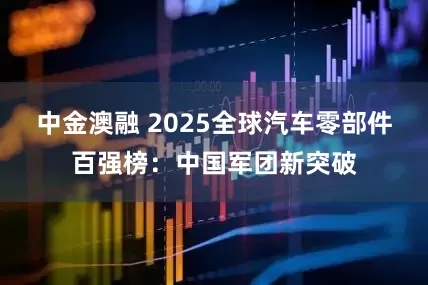 中金澳融 2025全球汽车零部件百强榜：中国军团新突破